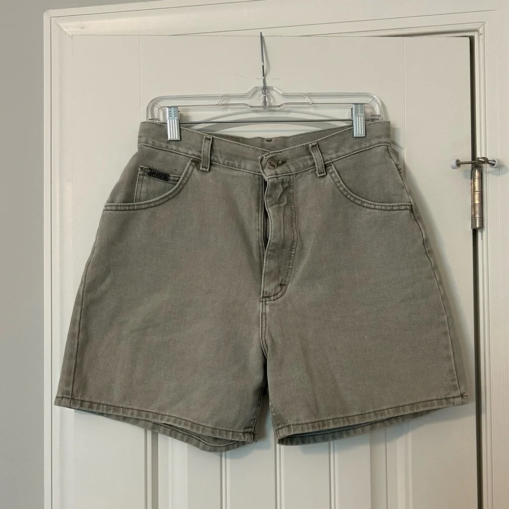 Lee Riveted Denim Shorts - Picture 1 of 2